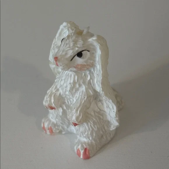 Vintage collectible long eared Bunny Figurine mini resin rabbit Easter decor - Picture 5 of 10